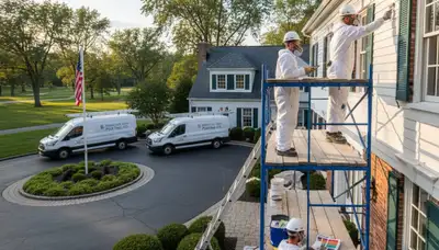 Painting contractor serving Royal Oak, MI for interior and exterior house painting services