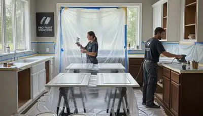 Cabinet painting service in Royal Oak, MI for durable, updated kitchen cabinets