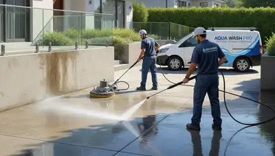 Concrete pressure cleaning in Royal Oak, MI removes salt stains and buildup from driveways and walkways