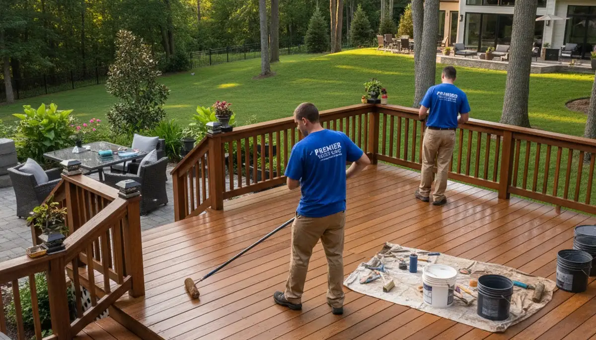 Deck staining service in Royal Oak, MI for weather protection and enhanced wood appearance