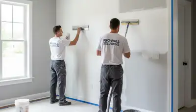 Drywall repair in Royal Oak, MI by Royal Oak Paint Pros for cracks, holes, and water damage