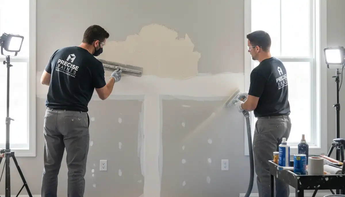 Drywall repair for cracks and holes in Royal Oak, MI by Royal Oak Paint Pros