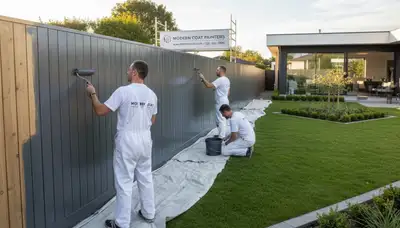 Professional fence painting in Royal Oak, MI for weather-resistant exterior protection