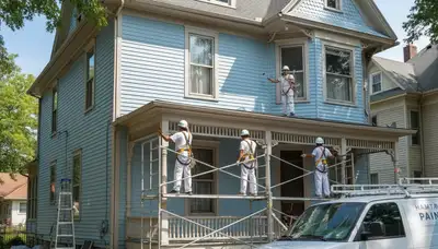 Painting company serving Royal Oak, MI for interior and exterior house painting services