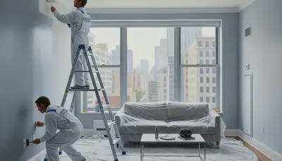 Royal Oak, MI interior house painting by professional painters with clean, lasting results