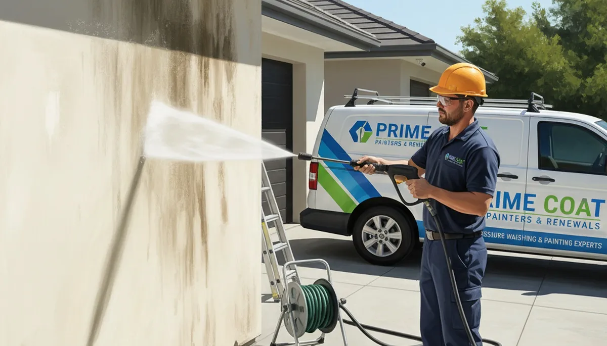 Pressure cleaning service in Royal Oak, MI for driveways, siding, and decks to remove buildup and mildew