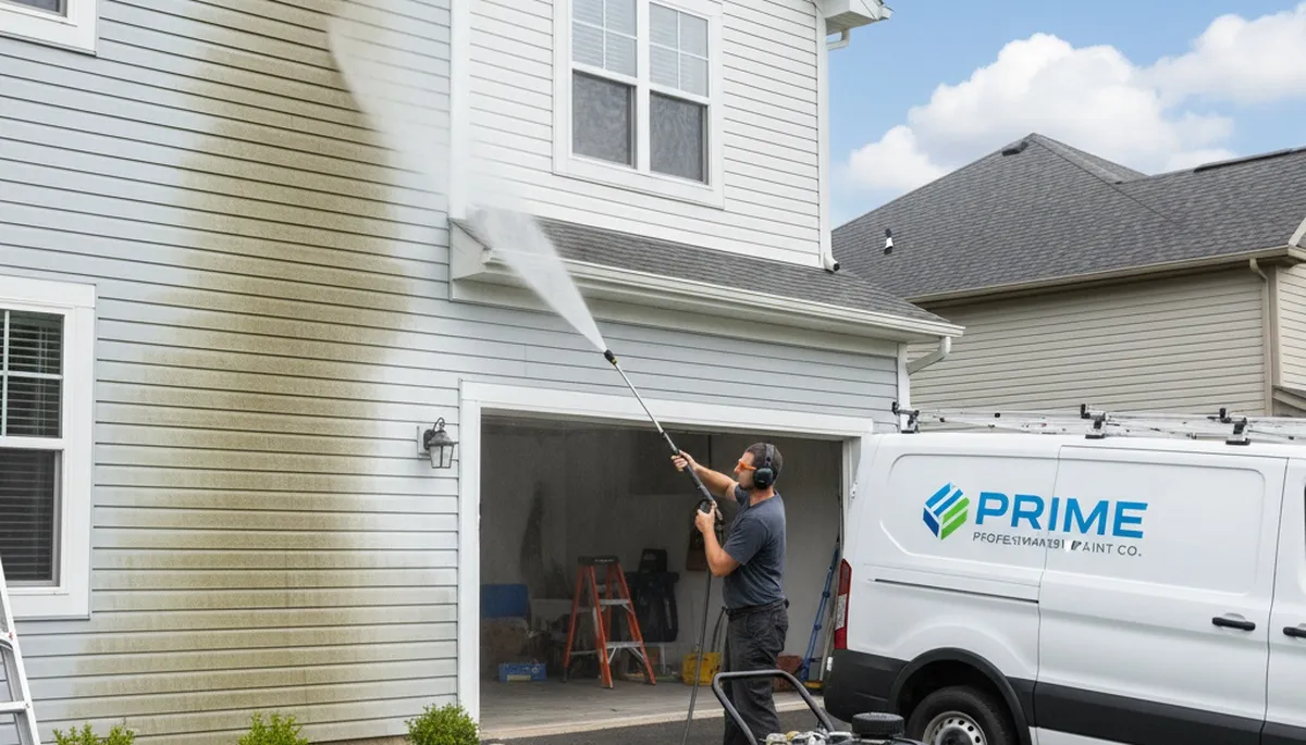 Vinyl siding pressure cleaning in Royal Oak, MI for a clean, stain-free home exterior